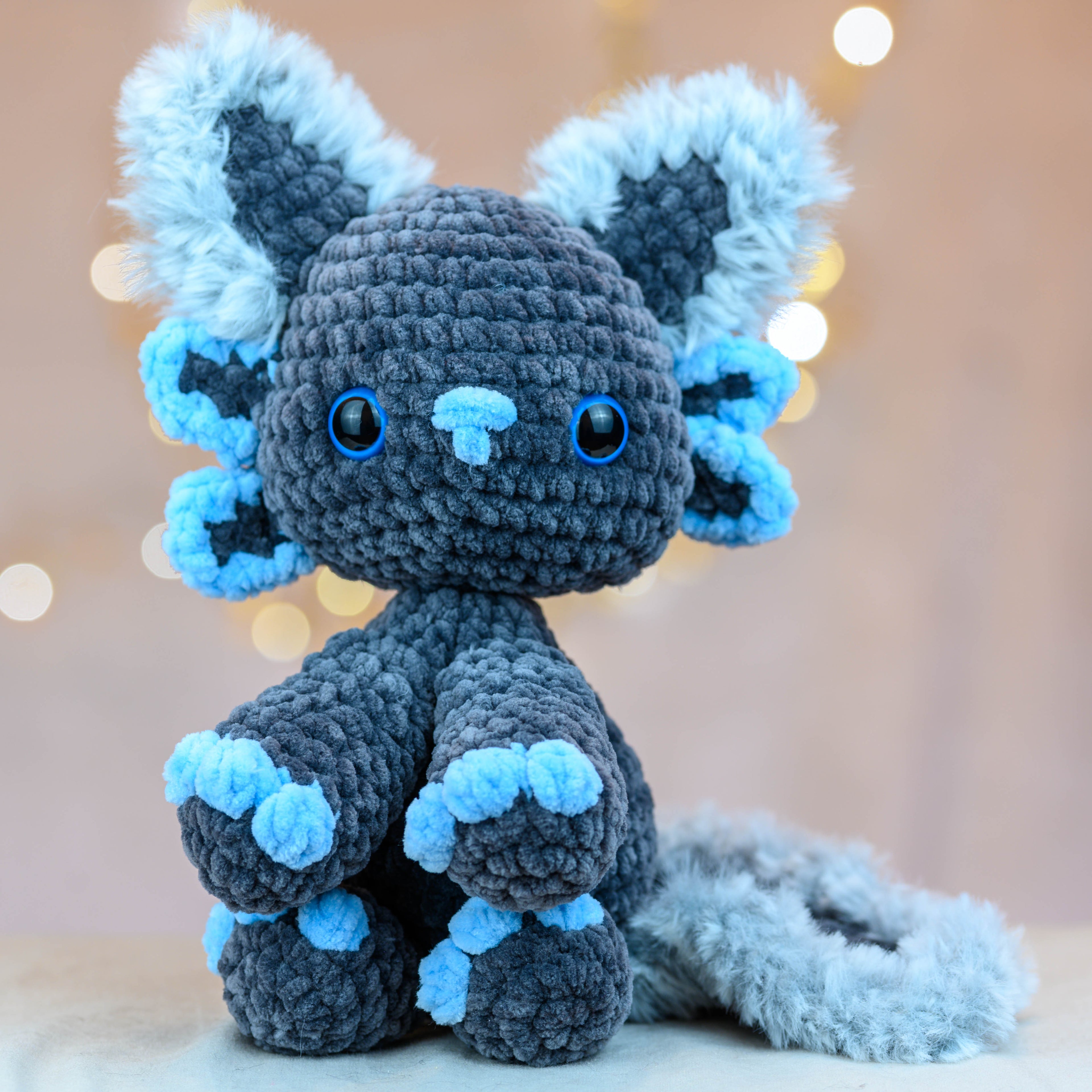 Axolotl Kitty in Wunschfarbe