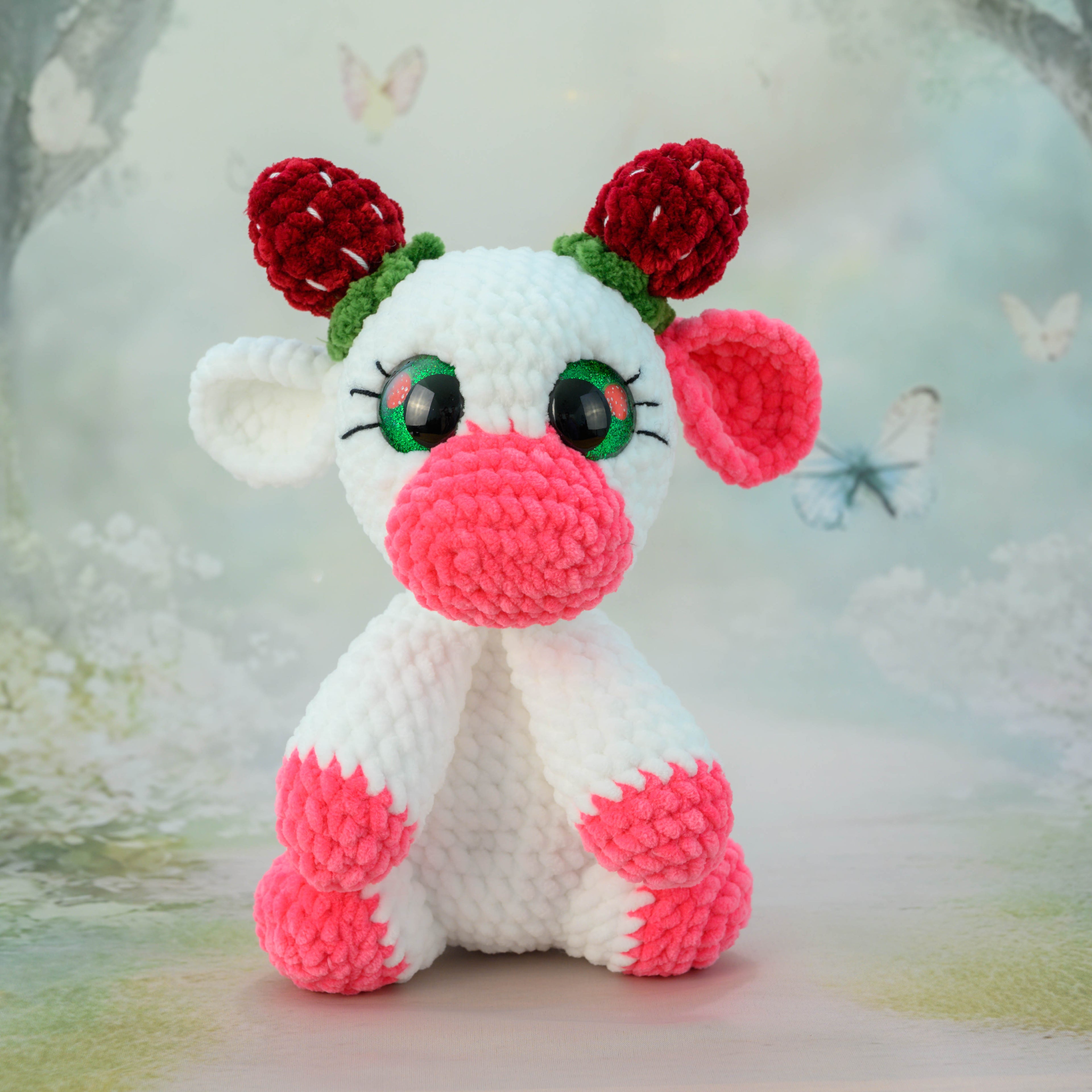 Emma die Erdbeerkuh - pink