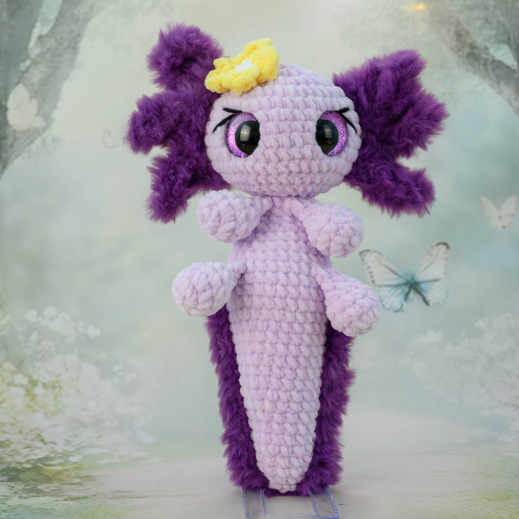 Ryn das Axolotl - lila