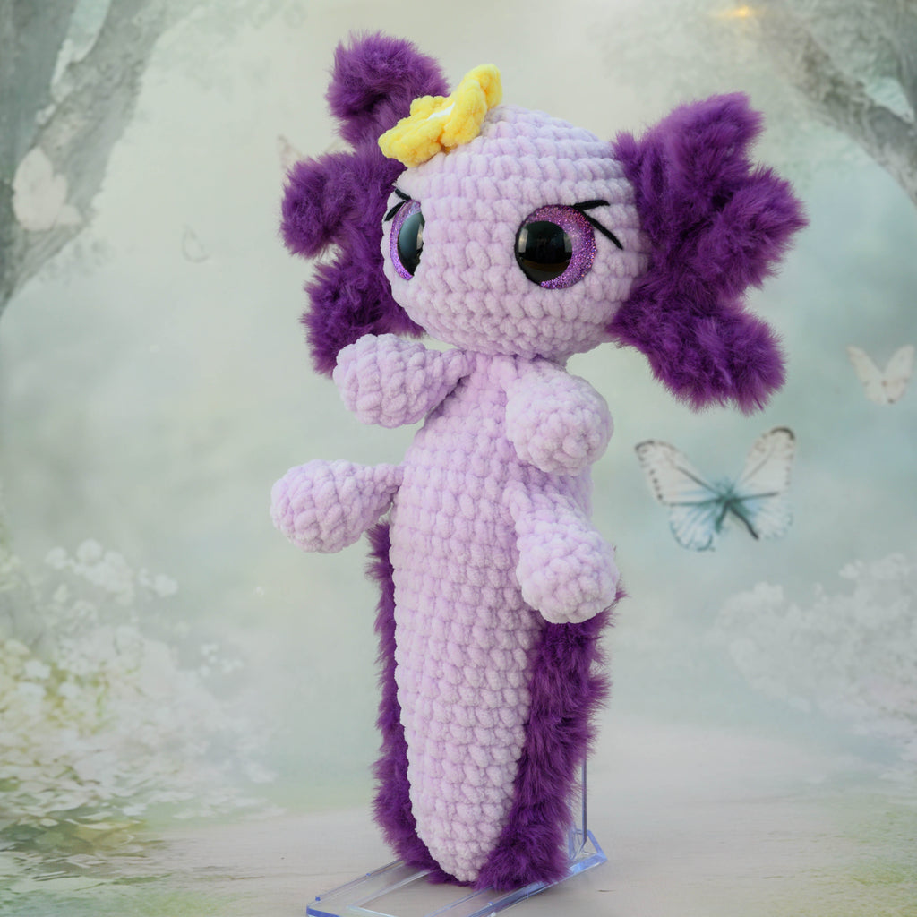Ryn das Axolotl - lila