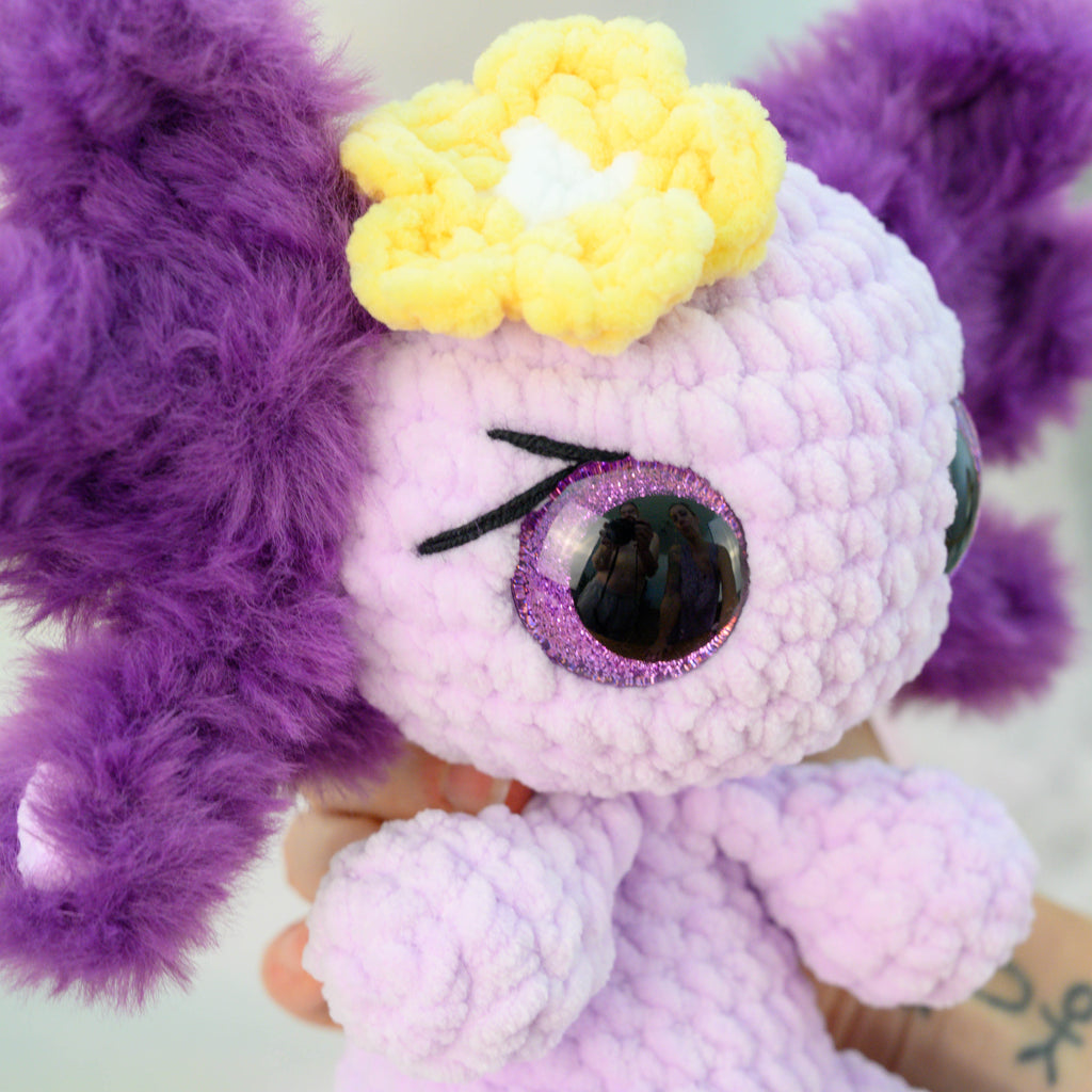 Ryn das Axolotl - lila
