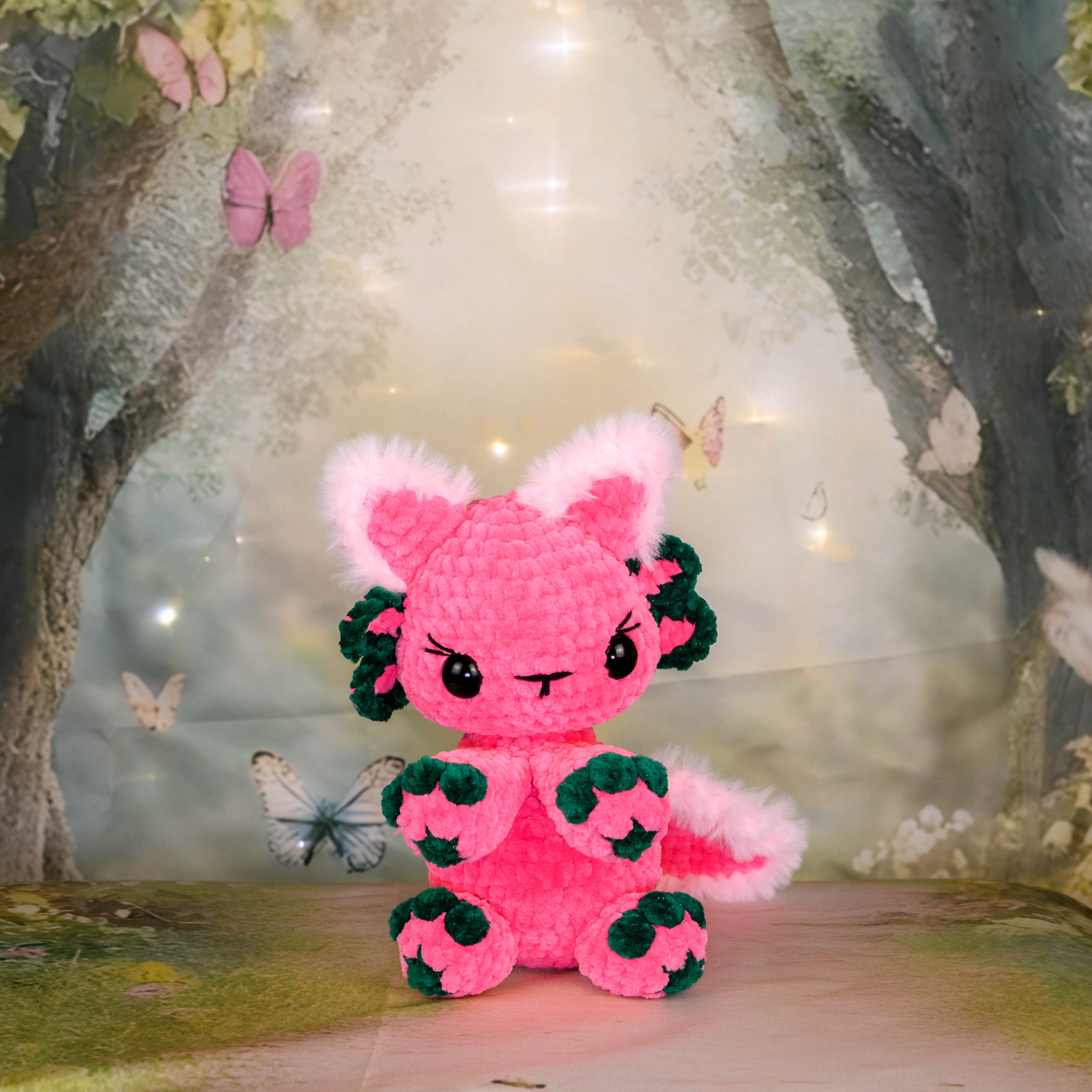 Axolotl Kitty in Wunschfarbe