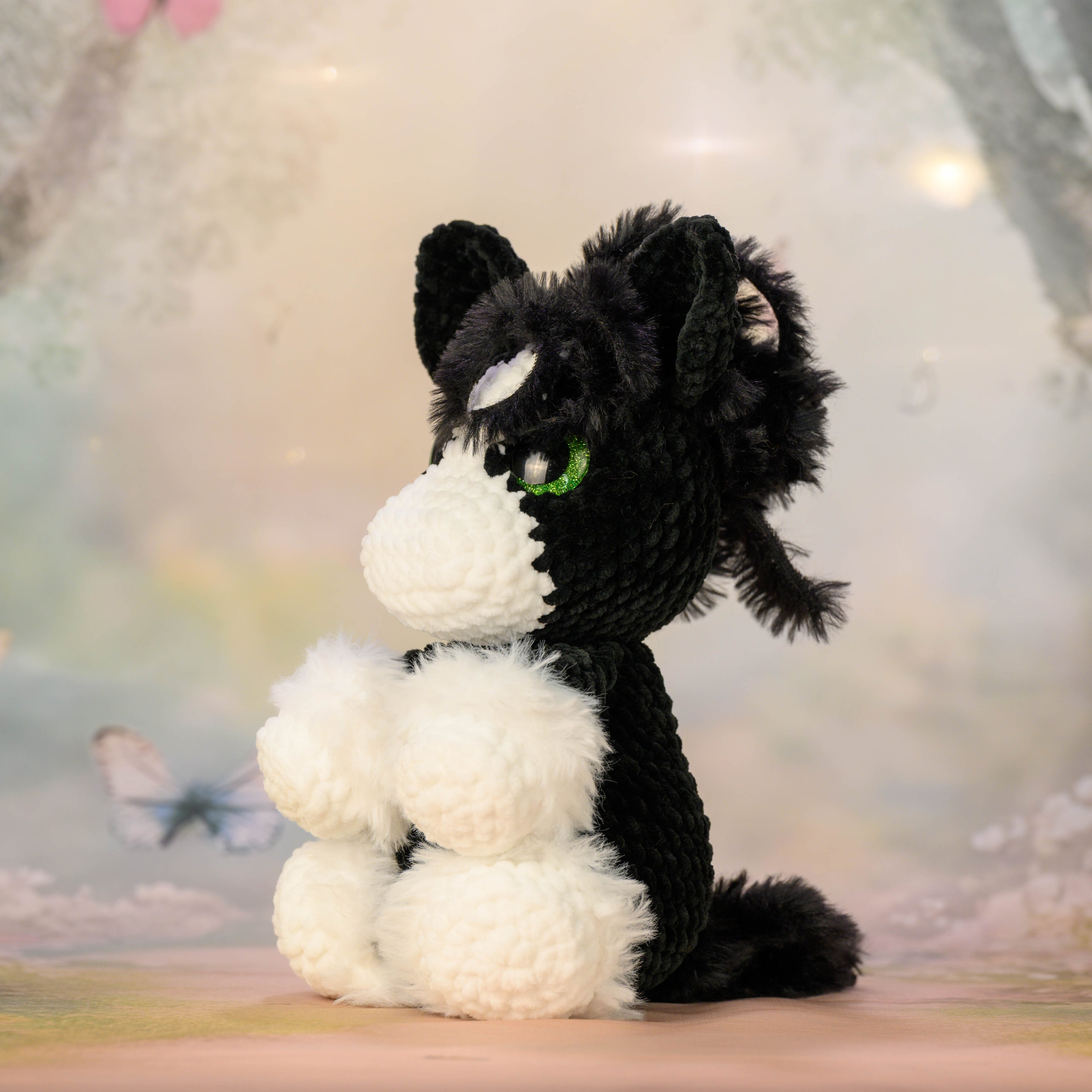 Riley das Shire Pferdchen - weiß/schwarz